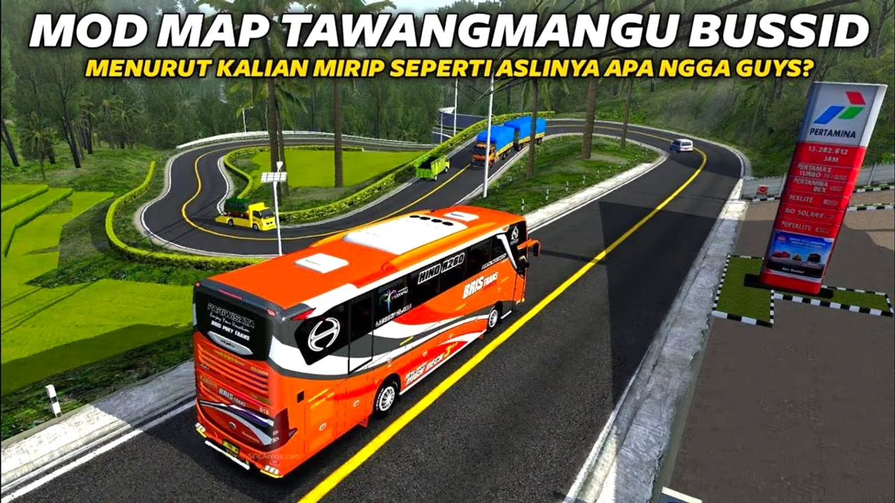 Tawangmangu Mountain Pass Map screenshot 2