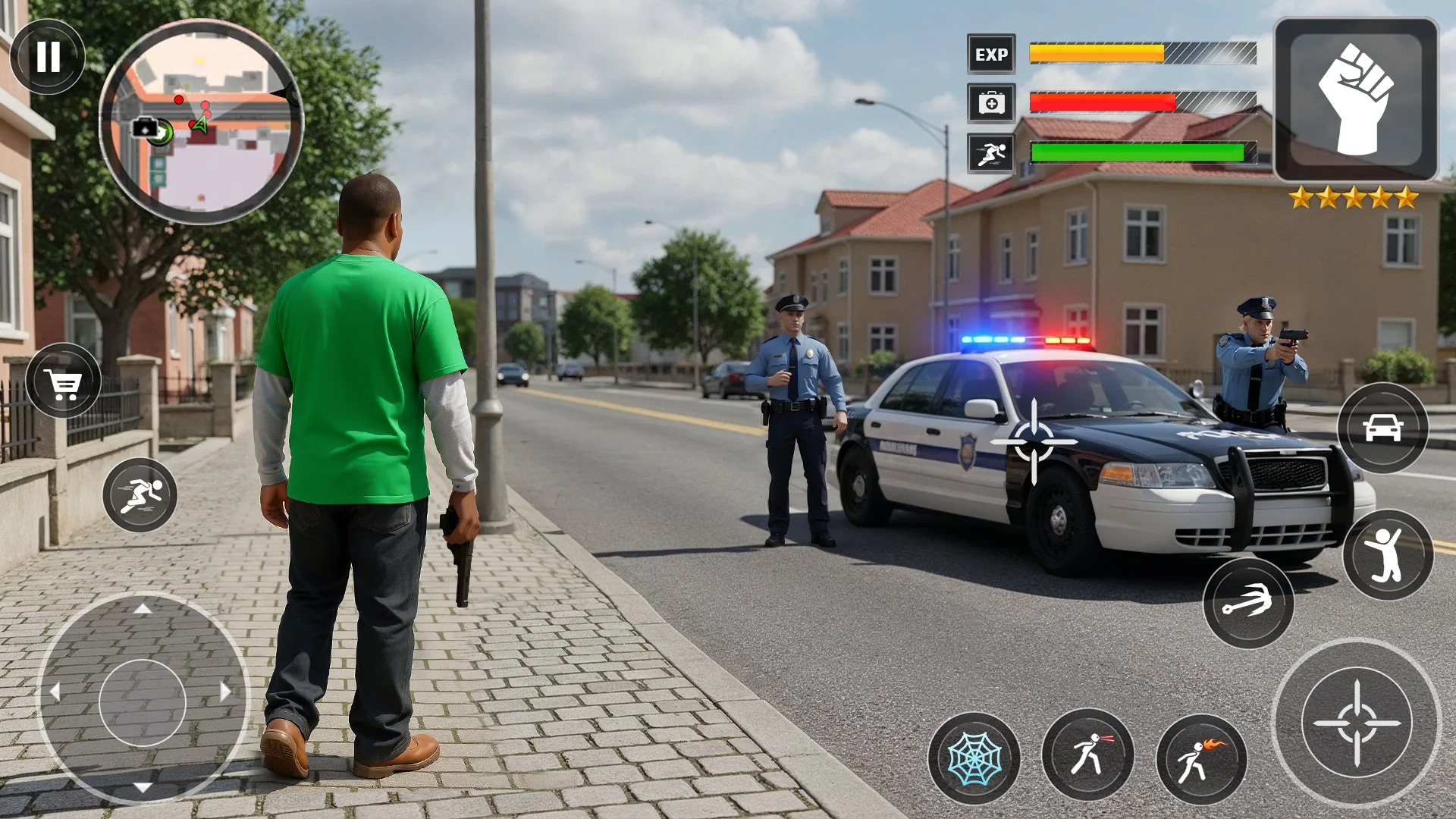 Grand City Thug Crime Games screenshot 4