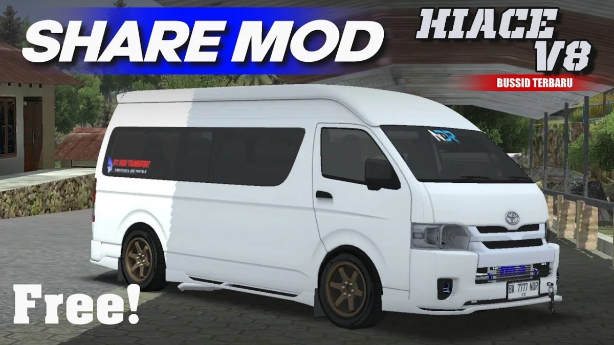 Toyota HiAce Commuter V9 Travel (BUSSID Mod) screenshot 3