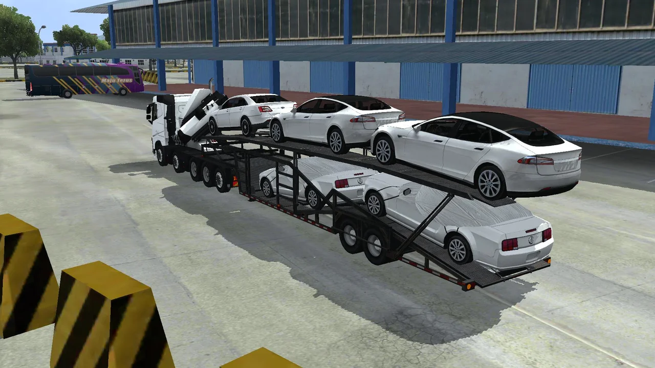 Volvo FH Euro 6 10x4 Car Trailer screenshot 2