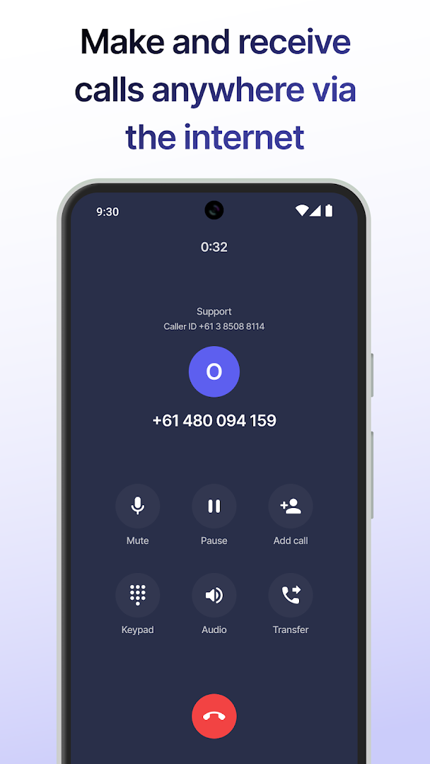 Webphone screenshot 2