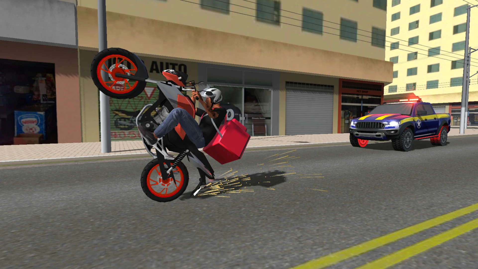 Moto Wheelie 3D screenshot 3