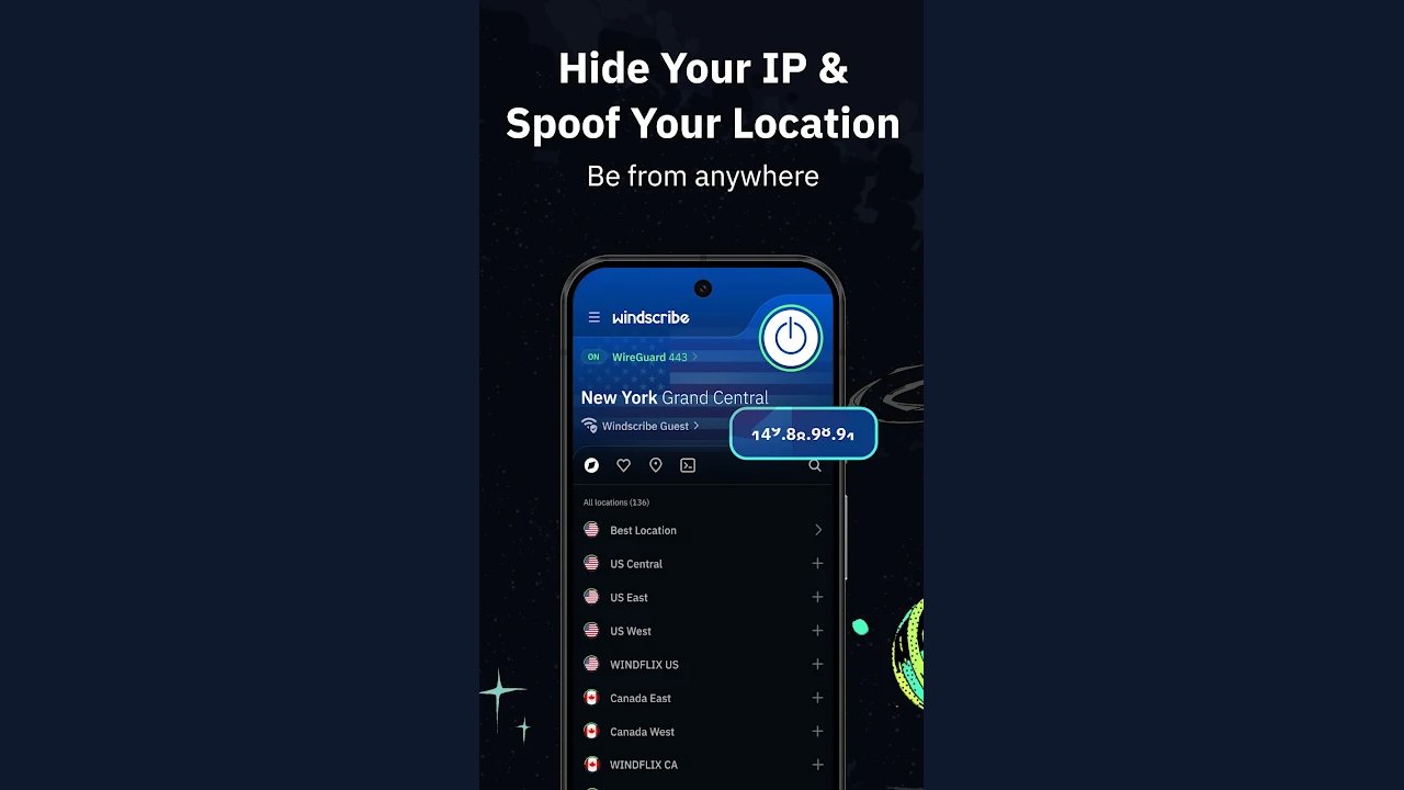 Windscribe VPN screenshot 4