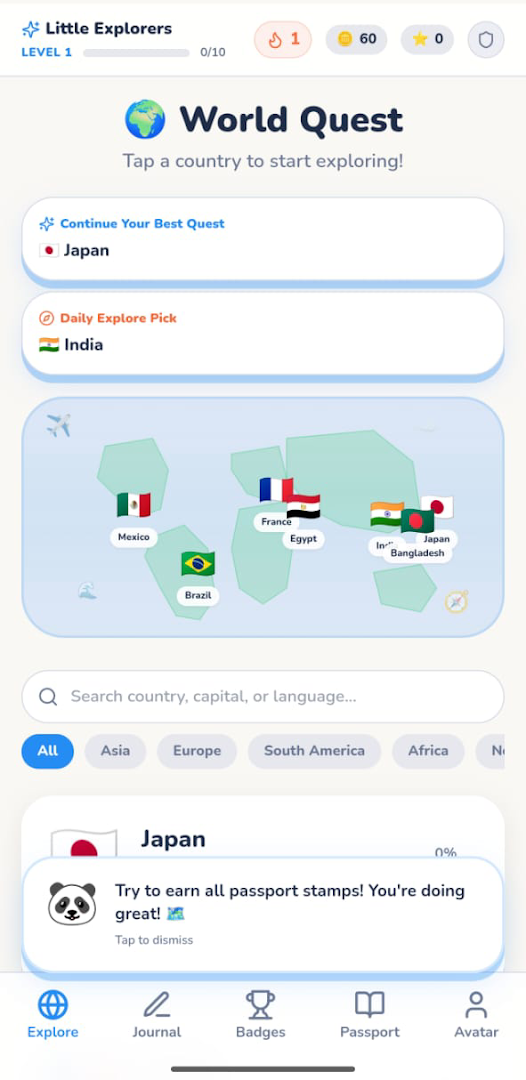 World Explorers screenshot 1