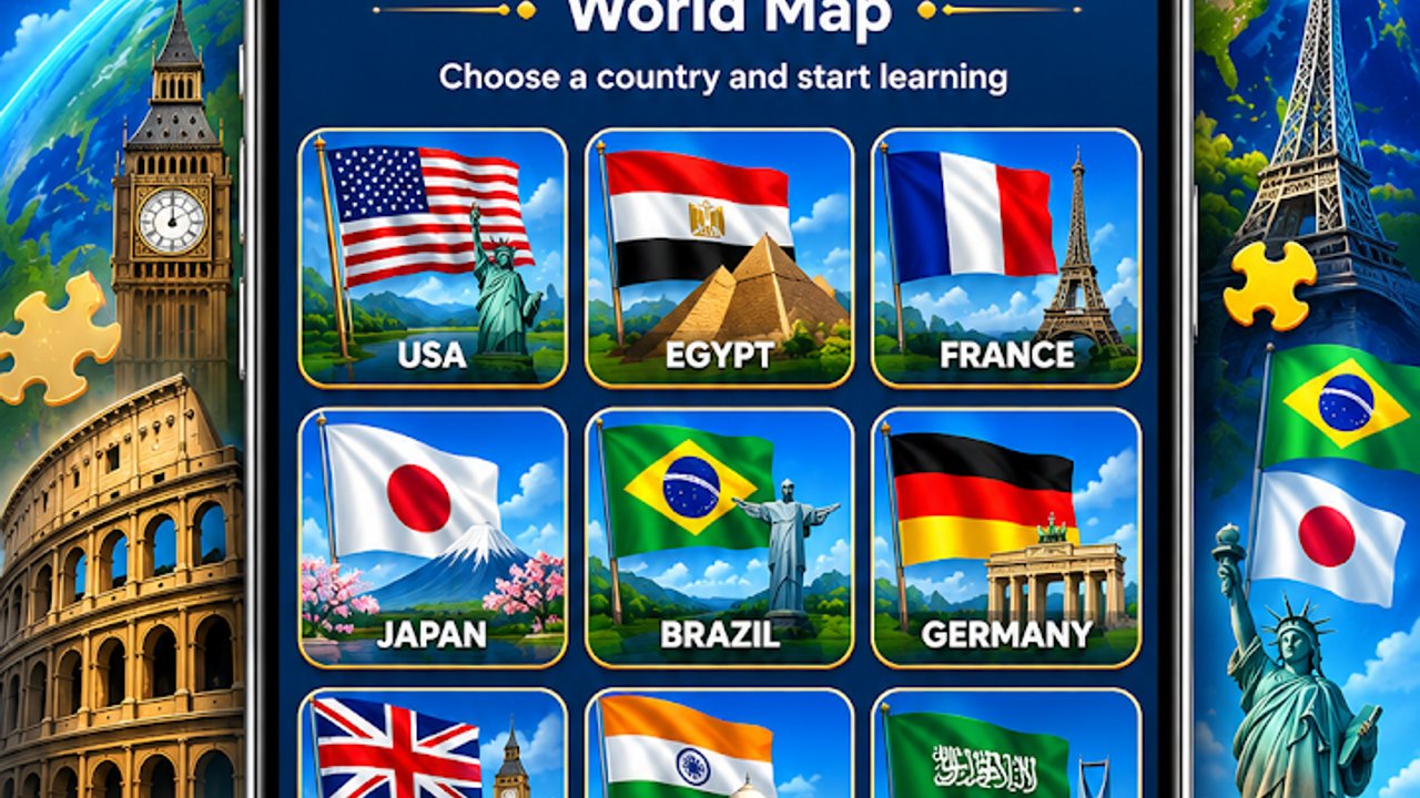 World Puzzle Explorer APK v1.3 Скачать на Андроид (Официально) Игровой Процесс World Puzzle Explorer